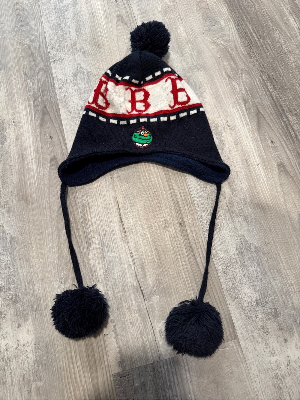 ’47 Brand Boston Red Sox Wally Green Monster Trapper Beanie Adult